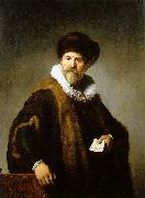 REMBRANDT Harmenszoon van Rijn, Portrait of Nicolaes Ruts